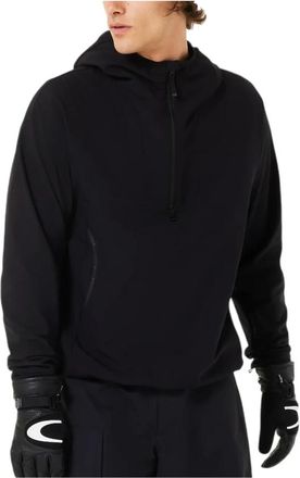Oakley Wintertide Softshell Hoodie - Heren - Vesten met rits - Zwart - S - Polyester - Hoodies & sweatvesten