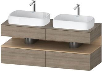 Duravit Qatego Consola Mueble Bajo Lavabo, 2 Extensiones, 2 - Duravit