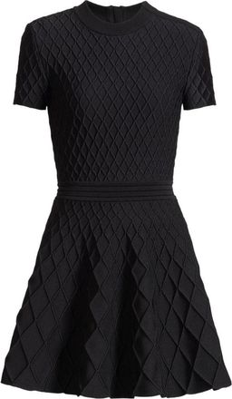 Balmain uitlopende mini-jurk