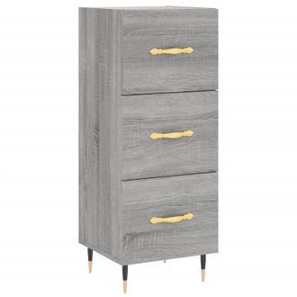 vidaXL Vidaxl - Aparador madera de ingeniería gris Sonoma 34,5x34x90 cm