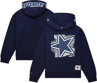 Mitchell & Ness Womens Mitchell & Ness Navy Dallas Cowboys Gridiron Classics Big Face 7.0 Pullover Hoodie at Nordstrom, Size X-Small