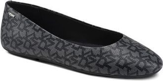 DKNY Moonira Ballet Flat in Black at Nordstrom, Size 9.5
