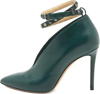 Jimmy Choo London Pumps in pelle con tacco 95mm - Verde