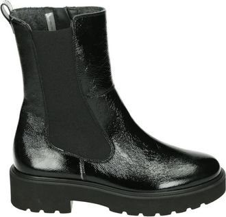 Paul Green Westers stijl zwart dameslaars - Dames - Chelseaboots - Zwart - 37 1/2 EU - Schoenen