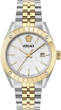 Versace Horloges - Heren - Horloges - Geel - ONE Size - Accessoires