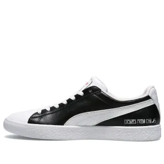 Puma Clyde Staple x Footlocker Create From Chaos White Black 932435-01