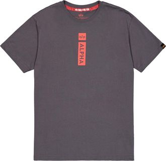 Alpha Industries T-Shirt ALPHA INDUSTRIES Alpha Puff Print T-Shirt, Herren, Gr. XXL, grau (vintage grau), Obermaterial: 100% Baumwolle, Shirts T-Shirt