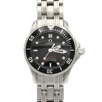 Omega Pre-owned Seamaster Professional Roestvrij staal Horloge - Dames - Vintage Horloges - Zwart - ONE Size - Vintage