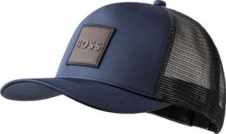 Boss Orange by Hugo Boss Baseball Cap BOSS ORANGE Elliot-PL, schwarz (dunkelblau 404), Twill, Kunstfaser, unifarben, Caps Baseball Cap, mit Klemmverschluss