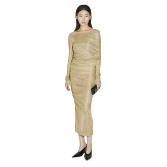 Dolce & Gabbana Dames, Jurken, Geel, Maat: M