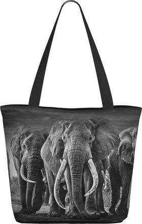 AOOEDM Animal Elephant Ladies Shopping Bag 13x11x7in.The Perfect ValentineS Day Gift.It Is The Best ValentineS Day Gift For Mom, Daughter, Wife,Etc