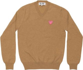 Comme Des Gar&ccedil;ons Dames, Truien, Bruin, Maat: XS Wol