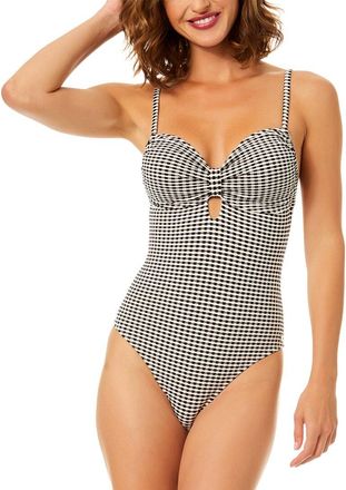 CeCe by Cynthia Steffe Cece Keyhole One-Piece
