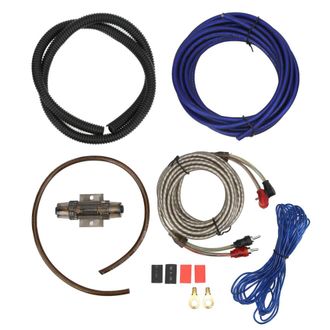 OEM Kit De Cableado Universal Para Amplificador De Potencia De Subwoofer De Coche De 8 Ga (con Fusible)