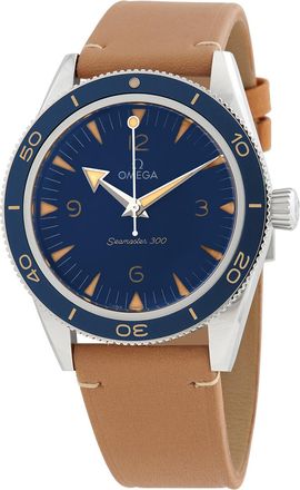 Omega Pre-owned Omega Seamaster Automatic Chronometer Blue Dial Mens Watch 234.32.41.21.03.001