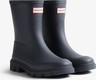 Hunter Womens Hunter Unisex Downpour Short Boot - Navy - Size: 5