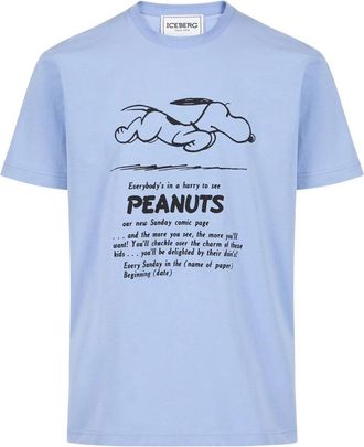 Iceberg Classic Regular Fit T-Shirt - Heren - T-shirts - Blauw - M - Katoen - Tops