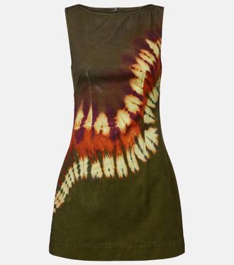 Alemais Al&eacute;mais Marilyn dyed denim minidress