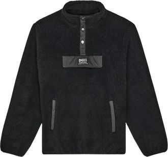 Deus Discovery Sherpa Fleece - Heren - Sweatshirts - Zwart - XS - Katoen - Hoodies & sweatvesten