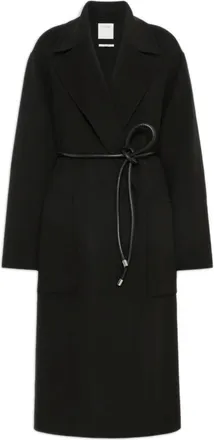 Sportmax Dames, Mantels, Zwart, Maat: XS Wol