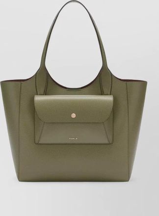 Furla medium tote bag top handles pocket