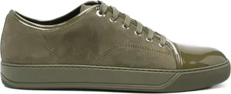 Lanvin Patent-leather Cap-toe Sneakers