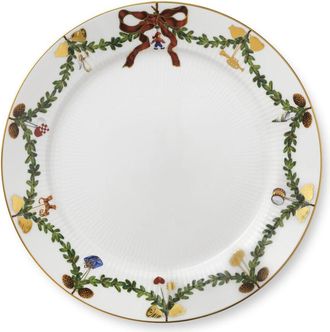 ROYAL COPENHAGEN Star Fluted Christmas Dinner Platewith $11 Credit