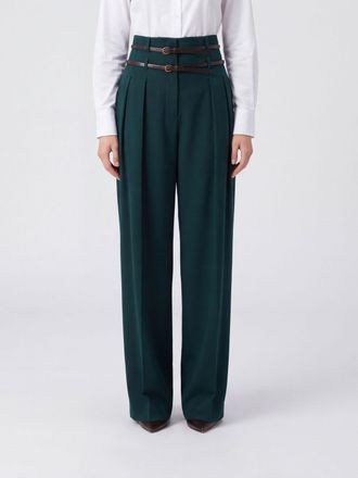 Liu Jo Pantaloni wide leg in cr&ecirc;pe a vita alta con pince
