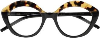 Kaleos Kattenogen Bril - Zwart - unisex - Brillen - Zwart - ONE Size - Accessoires
