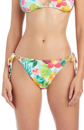 Bleu Rod Beattie Side Tie Hipster Bikini Bottoms in White at Nordstrom, Size 10