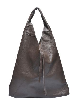 Anna Luchini Bordeauxrood Rundleer Tas