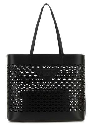 トートバッグ PRADA Women Bags 1BE067 2AWLF0002 Black Black Satin mini-bag with crystals | PRADA