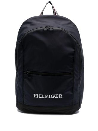 Tommy Hilfiger Zaino con ricamo - Blu