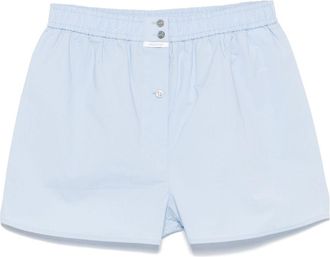 Patrizia Pepe Shorts con applicazione logo - Blu