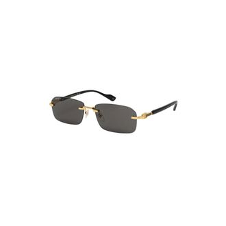 Gucci Zonnebrillen - Heren - Accessoires - Zwart - Maat: 56 MM
