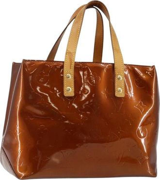 Louis Vuitton Reade Handbag Monogram Vernis Brown Patent_Leather Handbag (Pre-Owned)