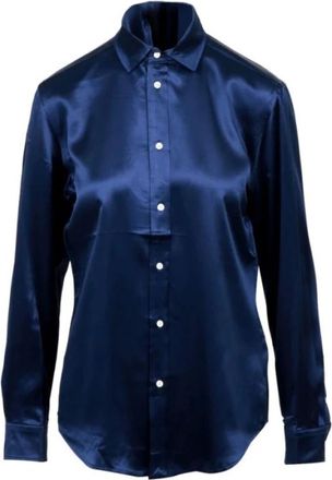 Polo Ralph Lauren Donna, Camicette, Blu, S, new