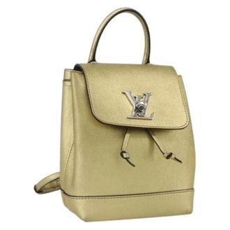 Louis Vuitton Pre-owned Vintage Rugzak - Dames - Vintage Rugzakken - Geel - ONE Size - Leer - Vintage