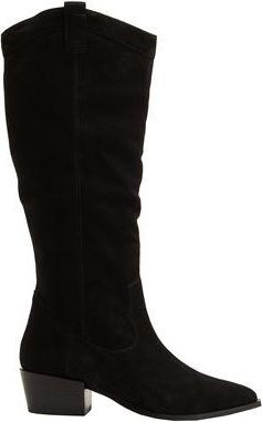 8 by YOOX SPLIT LEATHER WESTERN HIGH BOOT