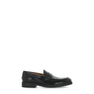 Tod's Debossed-Logo Loafers - male - Tods - Loafers - Black - 6 UK - Shoes