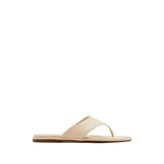 Aeyde Flip Flops, female, White, Size: 7 1/2 US Amaya Flat Sandals