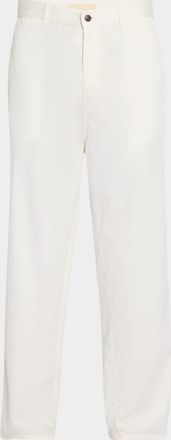 The Row Sharka Cashmere Straight-Leg Carpenter Pants