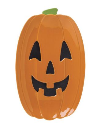 Lenox Pumpkin Figural Hors Doeuvres Tray