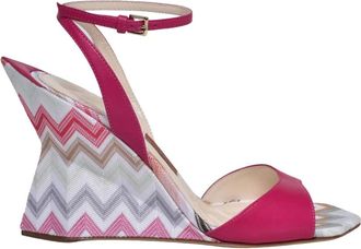 Missoni Dames, Schoenen, Roze, Maat: 39 EU Leer