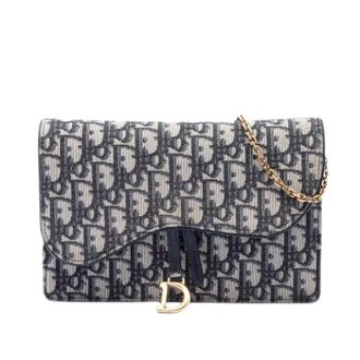 Dior Pre-owned Cross Body Bags, female, Multicolor, Size: ONE SIZE Pre-owned Canvas Crossbody Bag