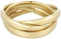 Adornia 18K Gold Plated Stainless Steel Interlocking Triple Band Ring at Nordstrom Rack, Size 7
