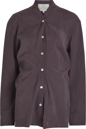 STUDIO NICHOLSON Acre Modal-blend Shirt - Dark Purple - 12 (UK12 / M)