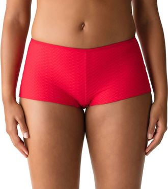 Prima Donna Womens Canyon Full Boxer Brief Bottom In True Red