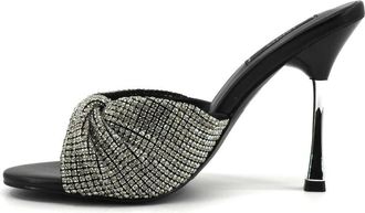 Liu Jo Heeled Mules - Dames - Muiltjes - Zwart - 38 EU - Leer - Schoenen