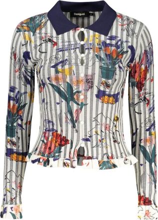 Desigual Flowpock Sweater - Dames - Truien - Veelkleurig - Maat: M Viscose